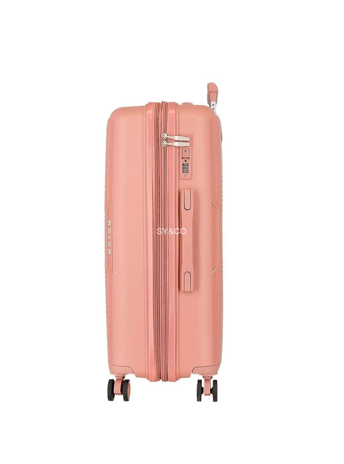 Maleta mediana Inari extensible rosa de Movom - Imagen 3