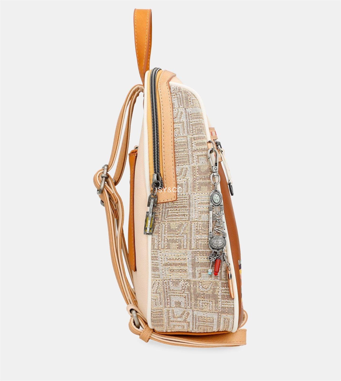 Mochila Anekke en marrones y beige Magic Souls - Imagen 3