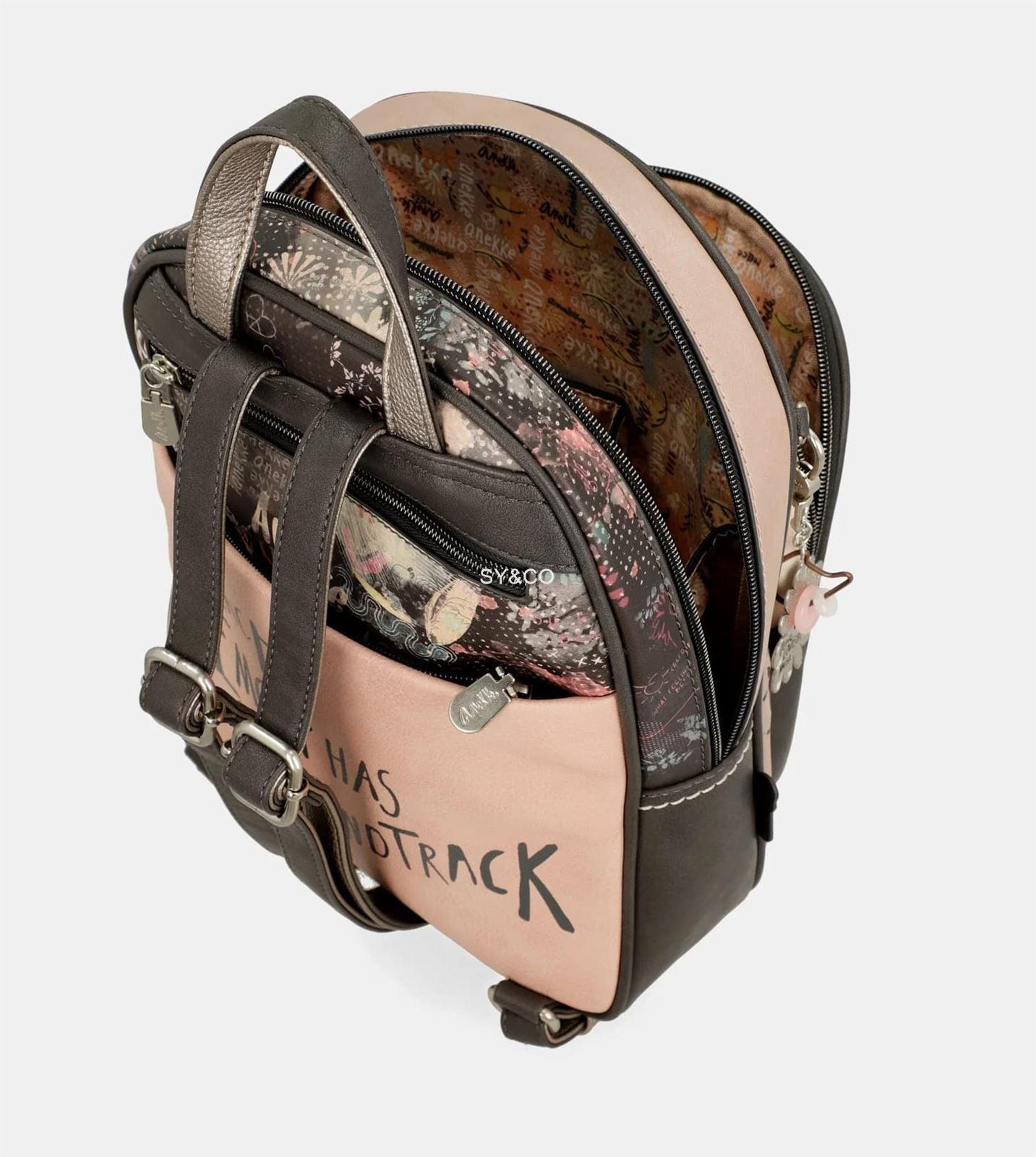 Mochila Anekke Peace & Love rosa - Imagen 5