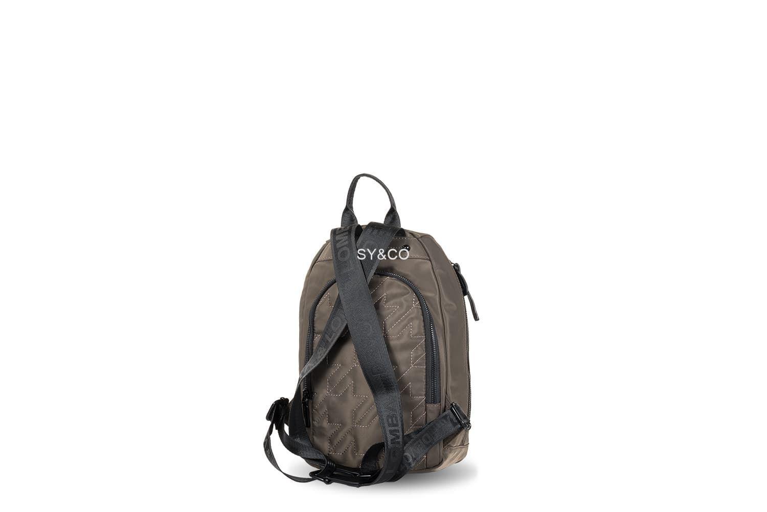 Mochila antirrobo Devota & Lomba Foot nylon taupe - Imagen 3