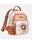 Mochila antirrobo étnica Anekke marron Menire - Imagen 1