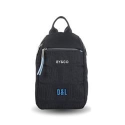 Mochila antirrobo nylon Devota&Lomba Border negra - Imagen 1