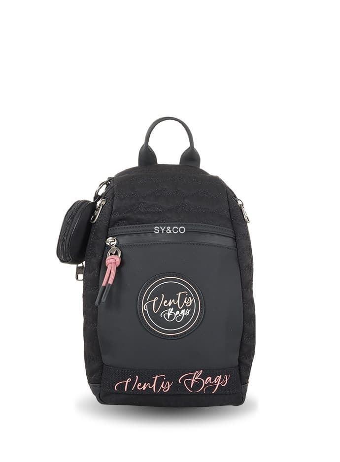 Mochila antirrobo nylon Ventis negro - Imagen 1