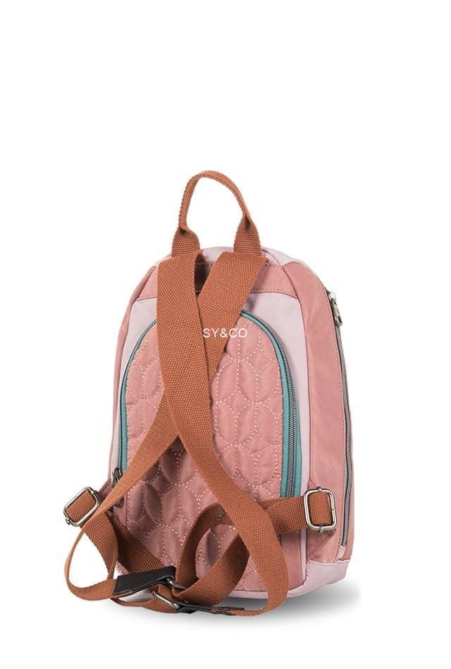 Mochila antirrobo nylon Ventis rosa - Imagen 2