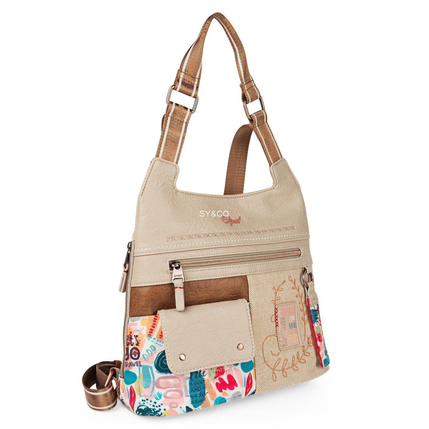 Mochila antirrobo Skpat beige - Imagen 1