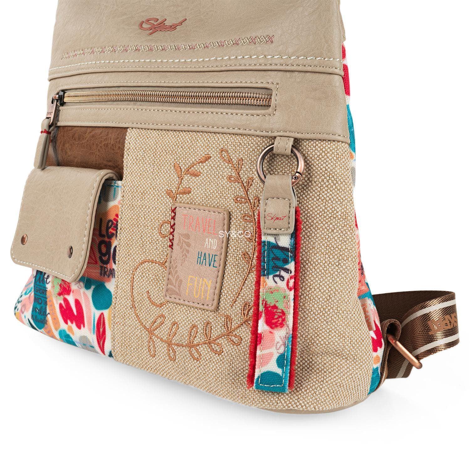 Mochila antirrobo Skpat beige - Imagen 3