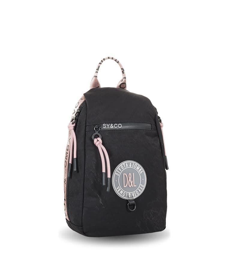 Mochila atirrobo nylon Devota & Lomba negra Active - Imagen 1