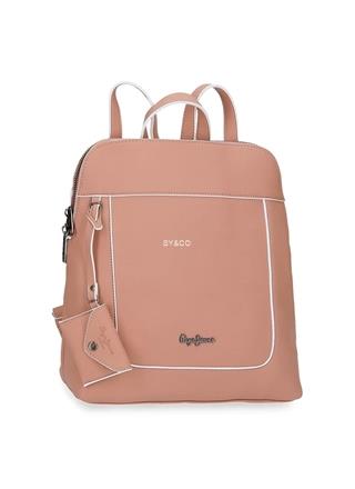 Mochila casual Pepe Jeans Jeny rosa - Imagen 1