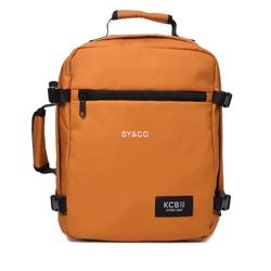 Mochila de viaje KCB apta Vueling (30x40x20) amarillo - Imagen 1