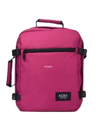 Mochila de viaje KCB apta Vueling (30x40x20) fucsia - Imagen 1