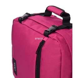 Mochila de viaje KCB apta Vueling (30x40x20) fucsia - Imagen 2