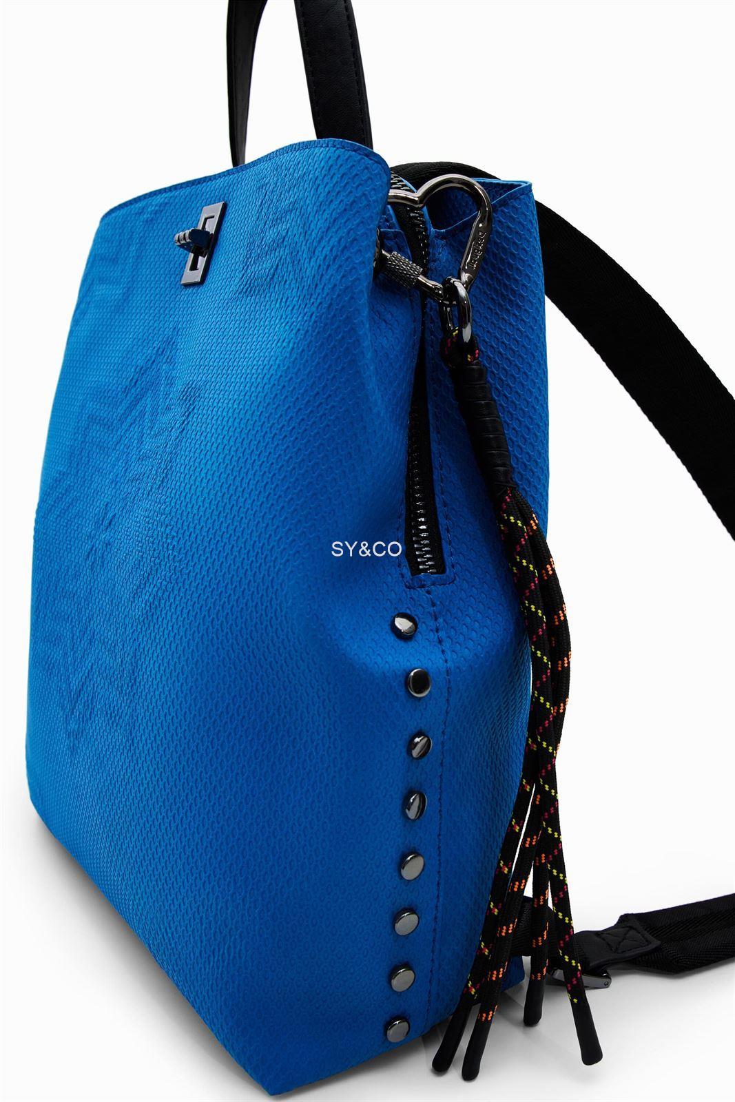 Mochila desigual estrella 22WAKP12 Aquiles azul - Imagen 1