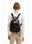 Mochila Desigual flores bordadas negro Alpha 23SAKP25 - Imagen 2