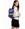 Mochila Desigual logos solapa 22WAKP13 Logorama azul - Imagen 2