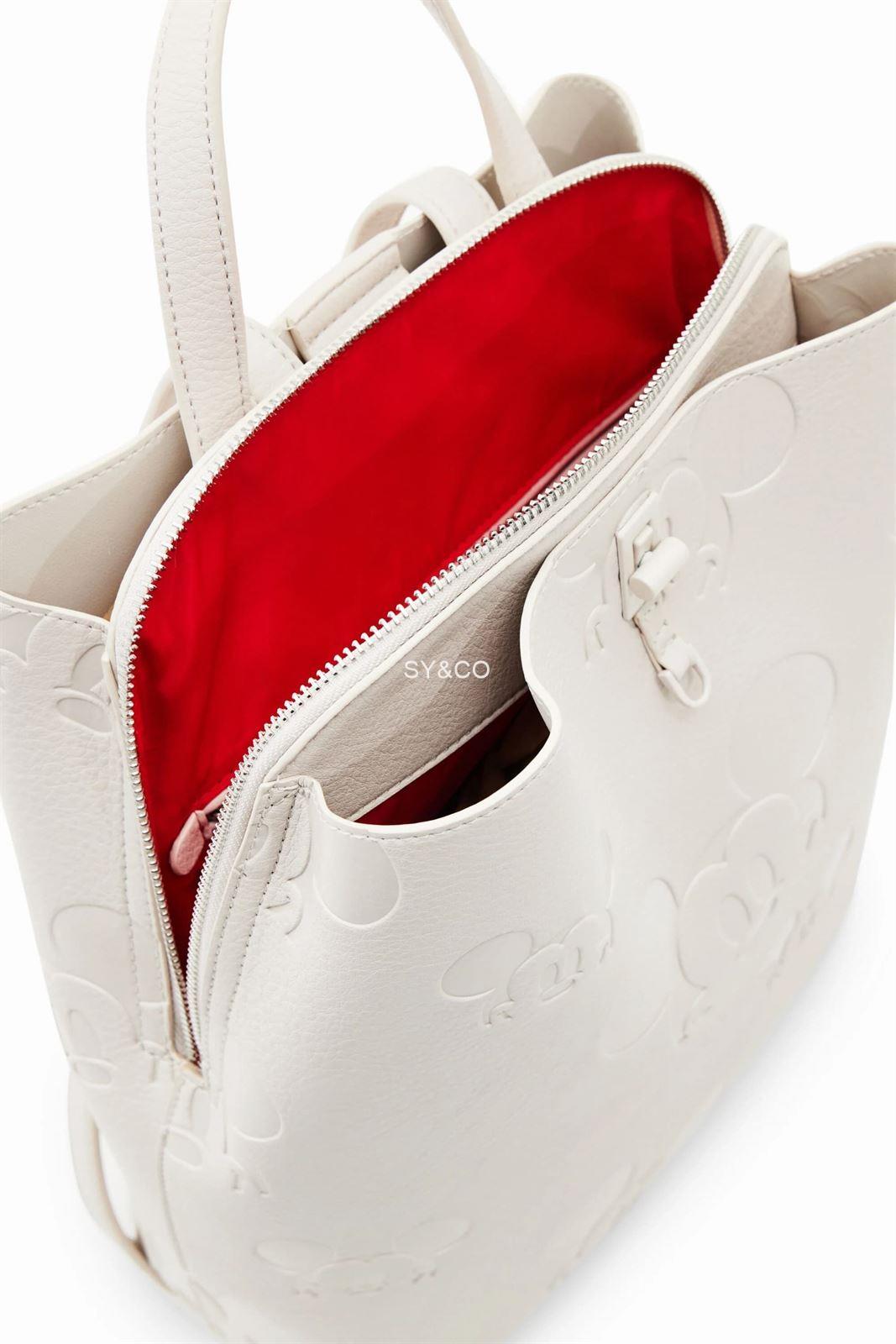 Mochila Desigual Mickey Mouse beige 23SAKP04 - Imagen 5