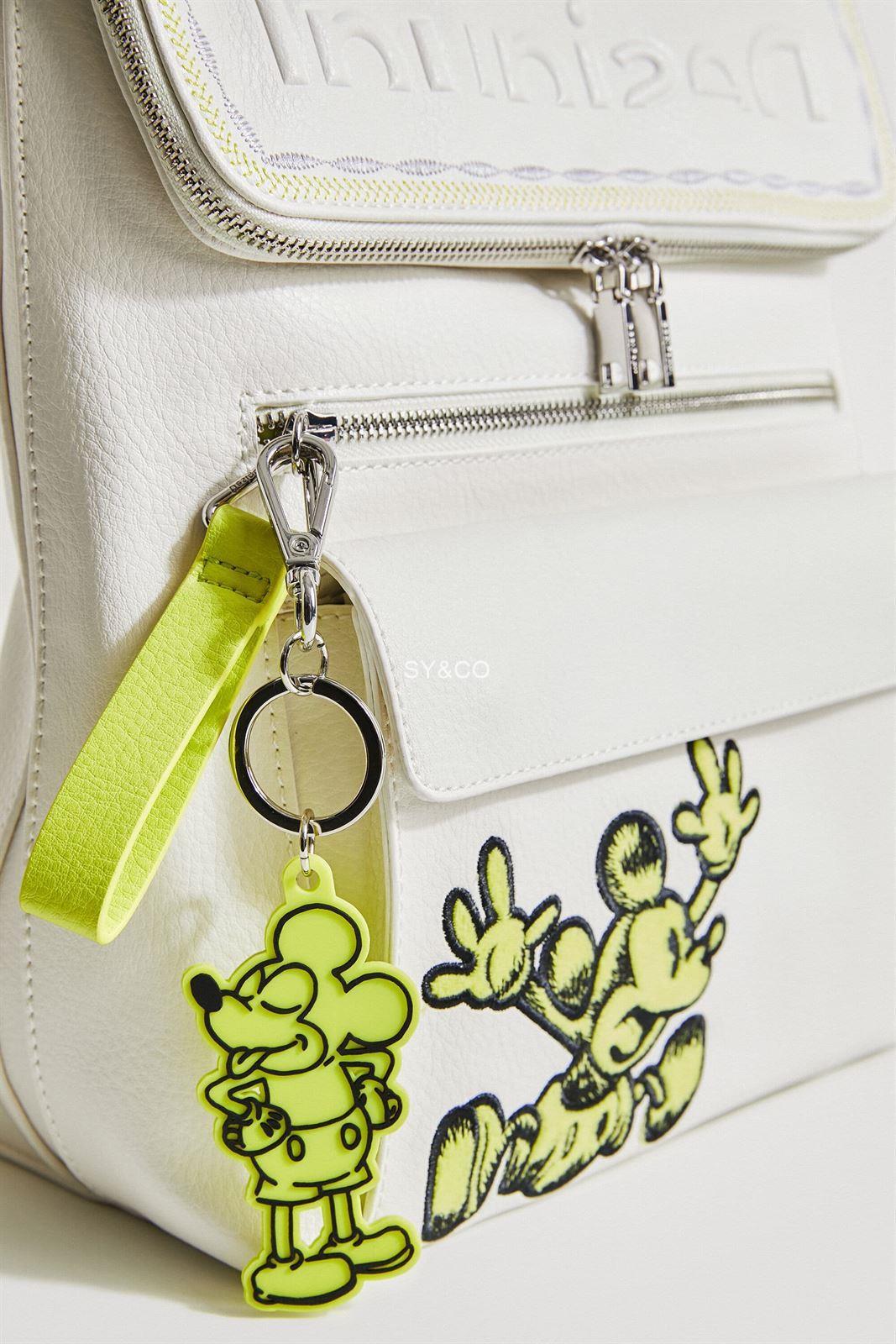 Mochila Desigual Mickey Mouse blanco 22SAKP21 - Imagen 5