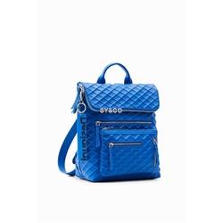Mochila Desigual relieve rombos azul 23SAKP09 Blogy - Imagen 1