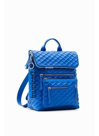 Mochila Desigual relieve rombos azul 23SAKP09 Blogy - Imagen 1