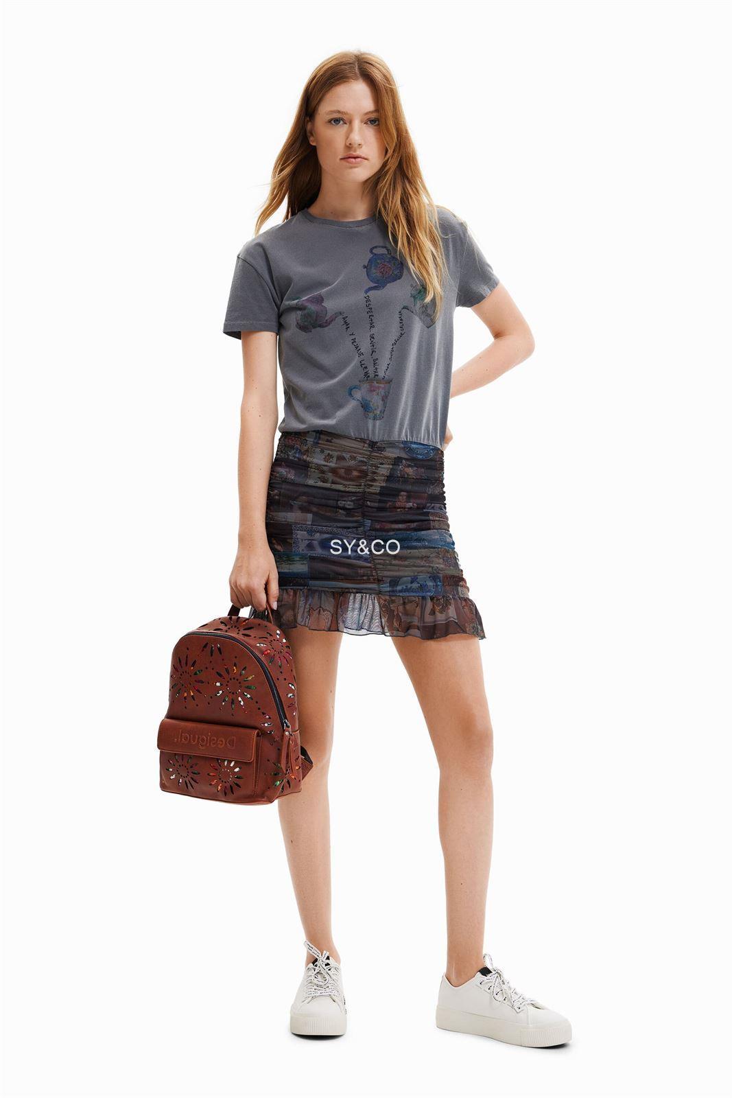 Mochila Desigual troquelada 22WAKP25 Dandelion - Imagen 6