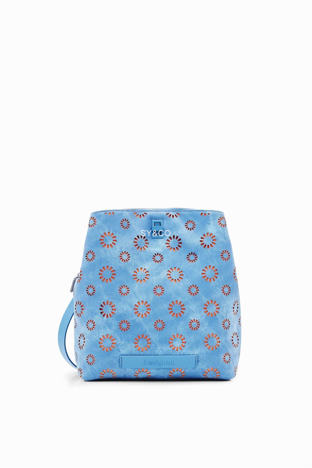 Mochila Desigual troquelada azul Amorina 24SAKP09 - Imagen 2