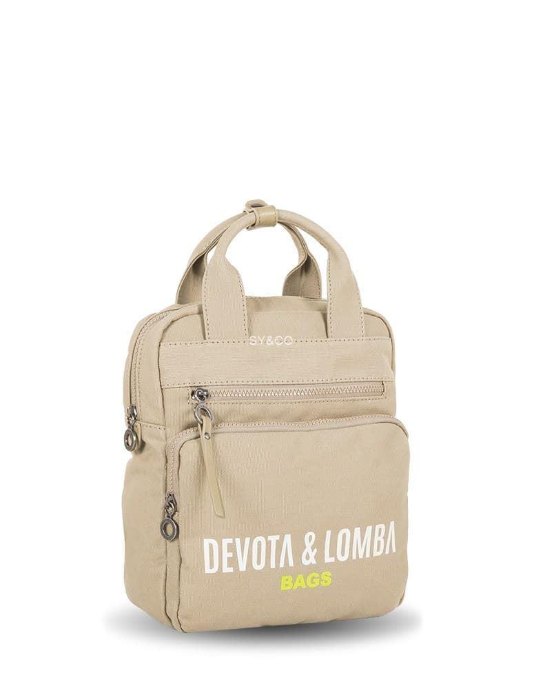 Mochila Devota & Lomba lona beige Title - Imagen 2