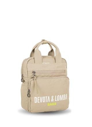 Mochila Devota & Lomba lona beige Title - Imagen 2