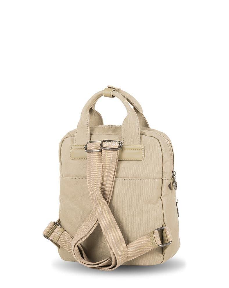 Mochila Devota & Lomba lona beige Title - Imagen 3