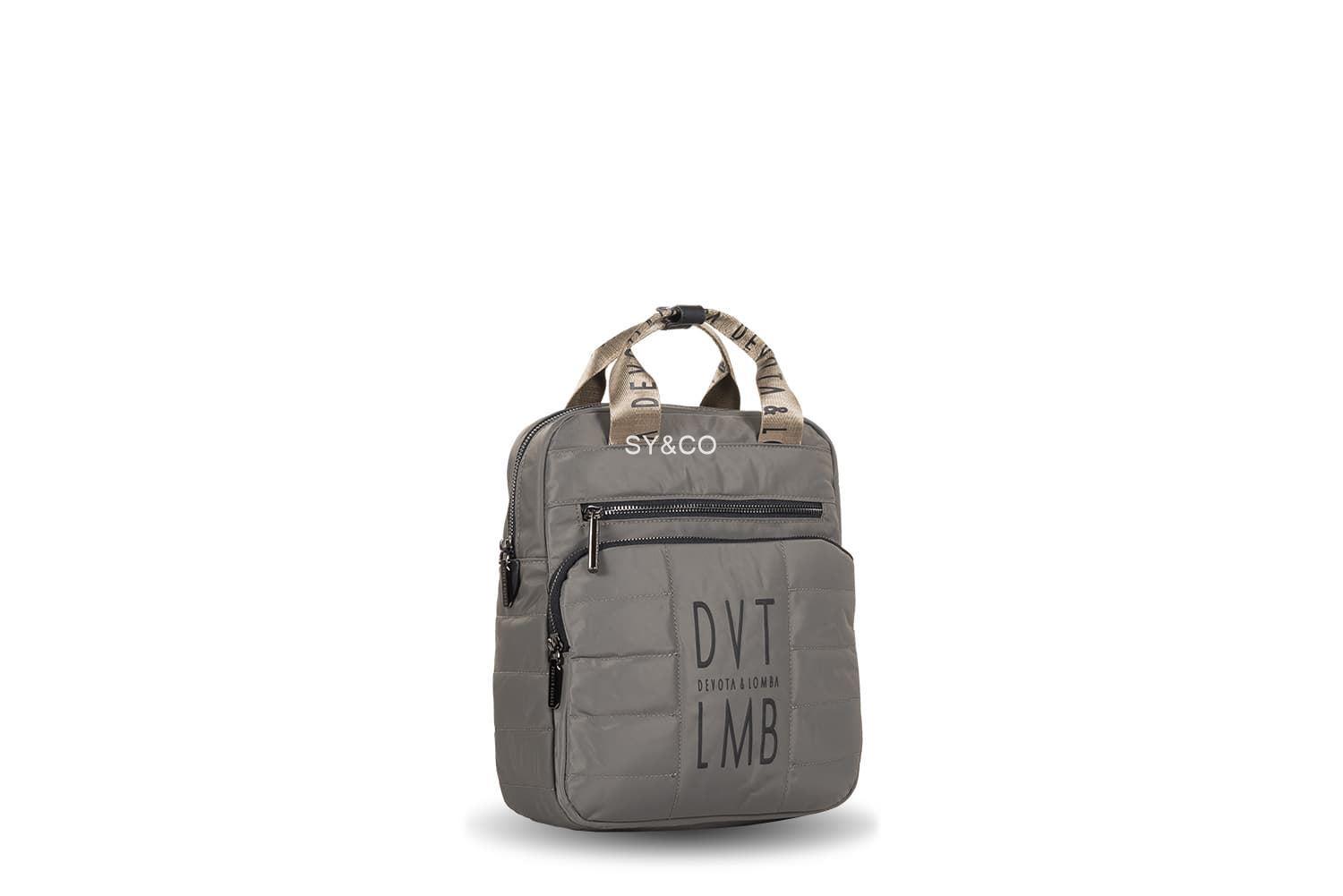 Mochila Devota & Lomba nylon reciclado Only  taupe - Imagen 2