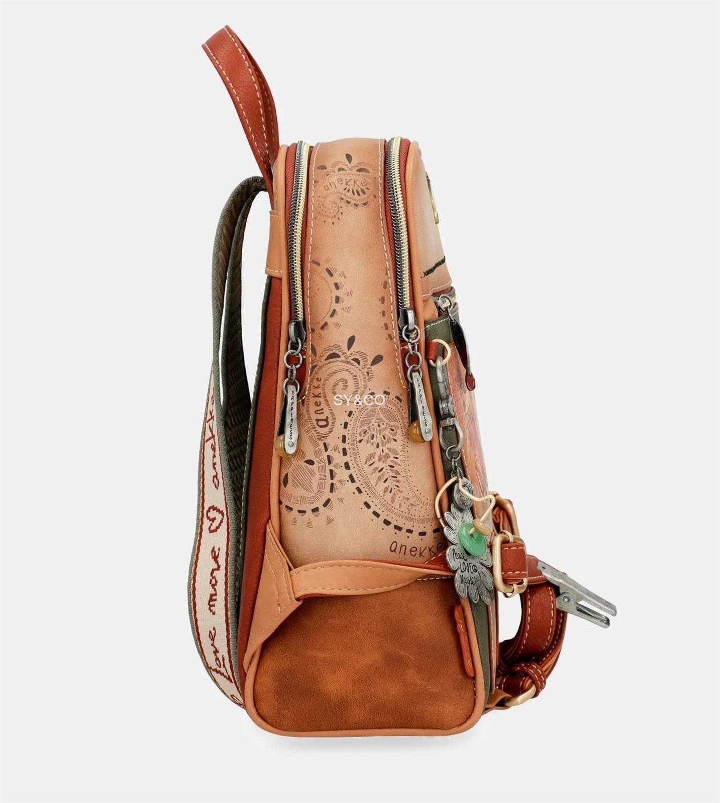 Mochila doble compartiento Anekke Flowers - Imagen 3
