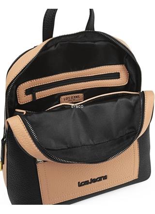 Mochila Lois animal print negra - Imagen 2