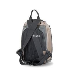 Mochila nylon antirrobo Ventis negro-taupe - Imagen 2