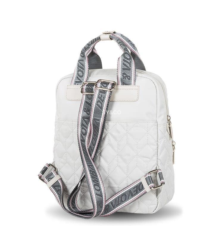 Mochila nylon Devota & Lomba beige Slash - Imagen 2