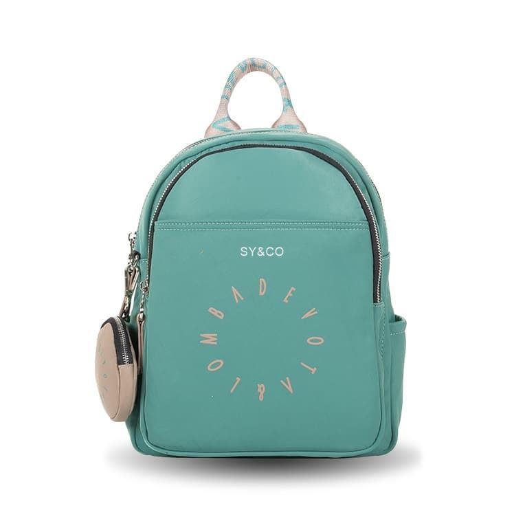 Mochila nylon  Devota & Lomba turquesa Duo - Imagen 3