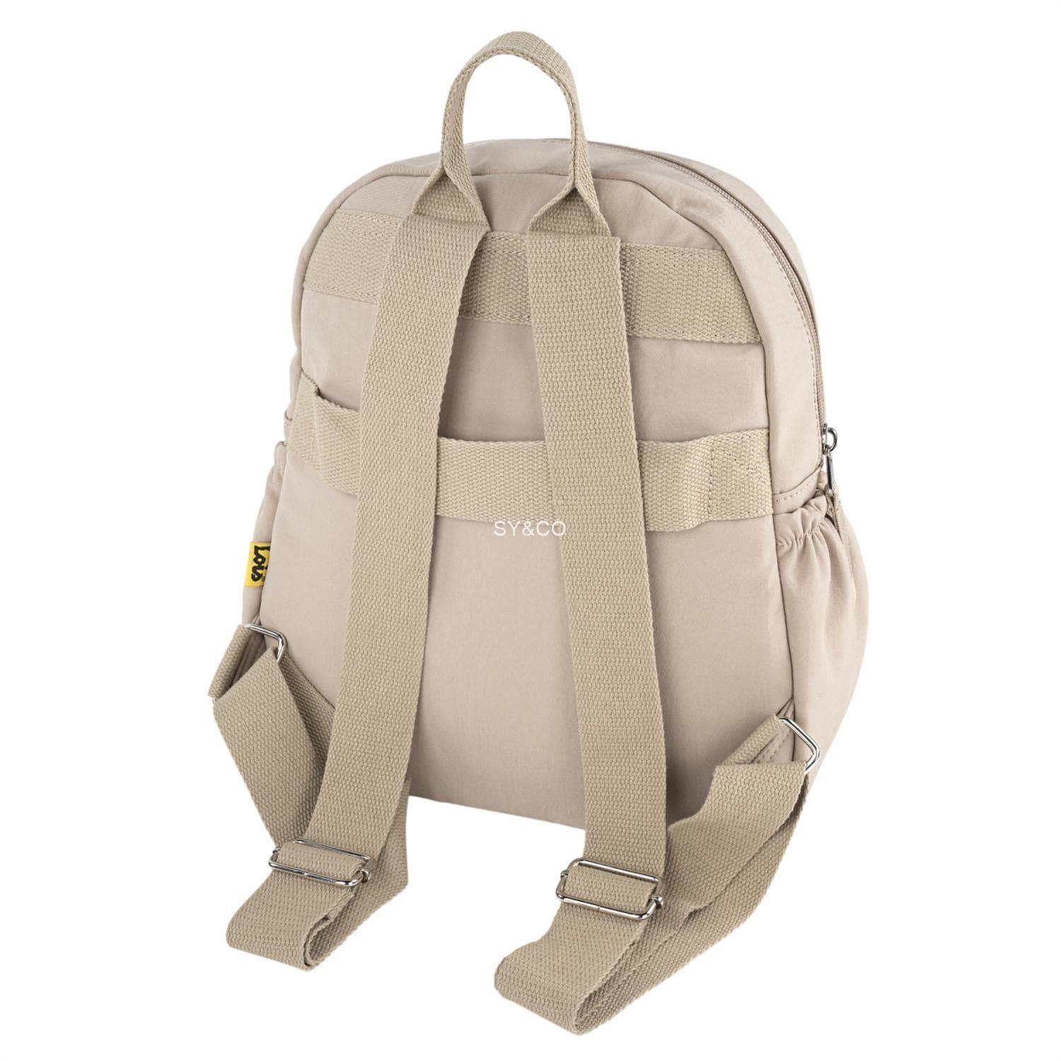 Mochila nylon Lois Pyramid beige - Imagen 2