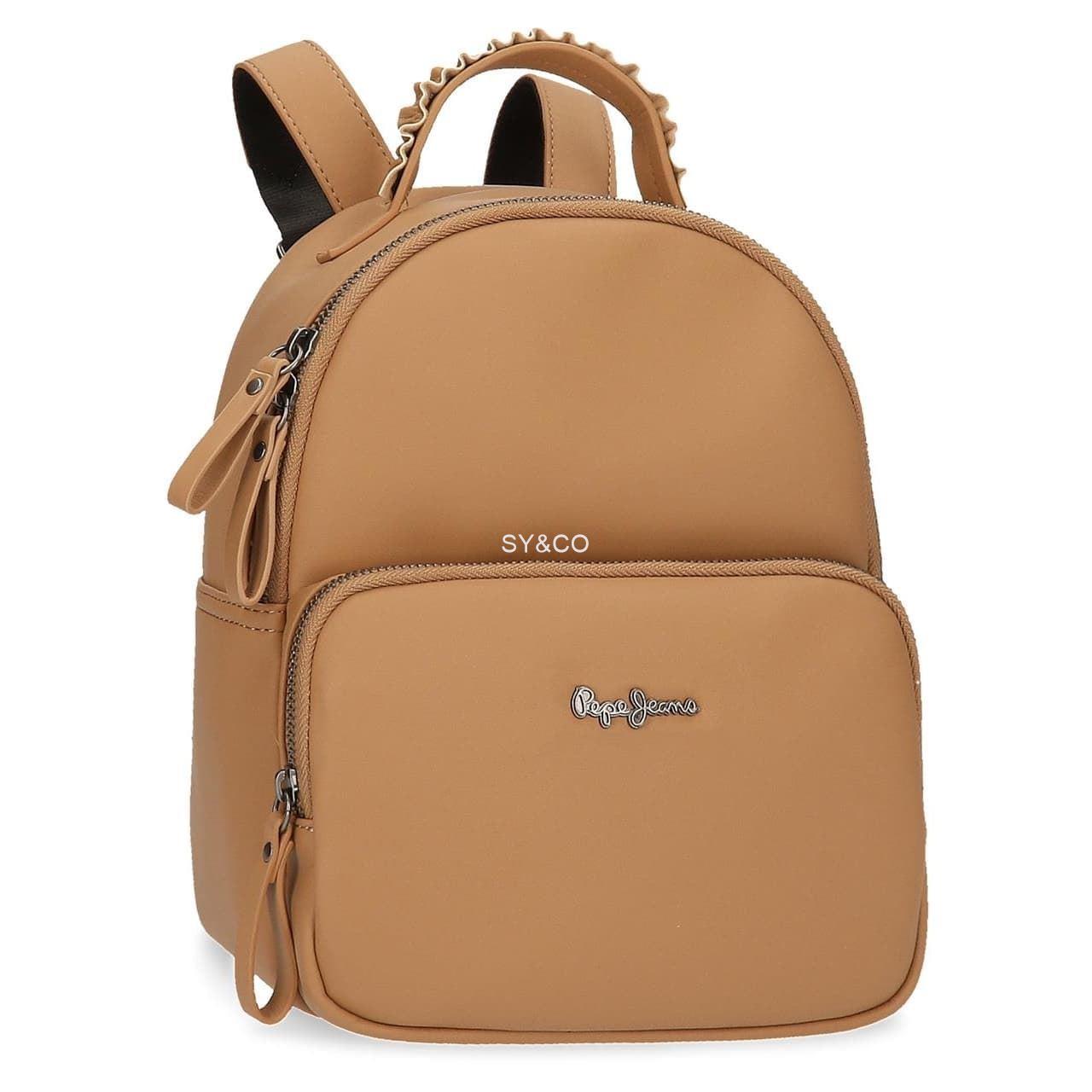 Mochila Pepe Jeans Aina camel - Imagen 1