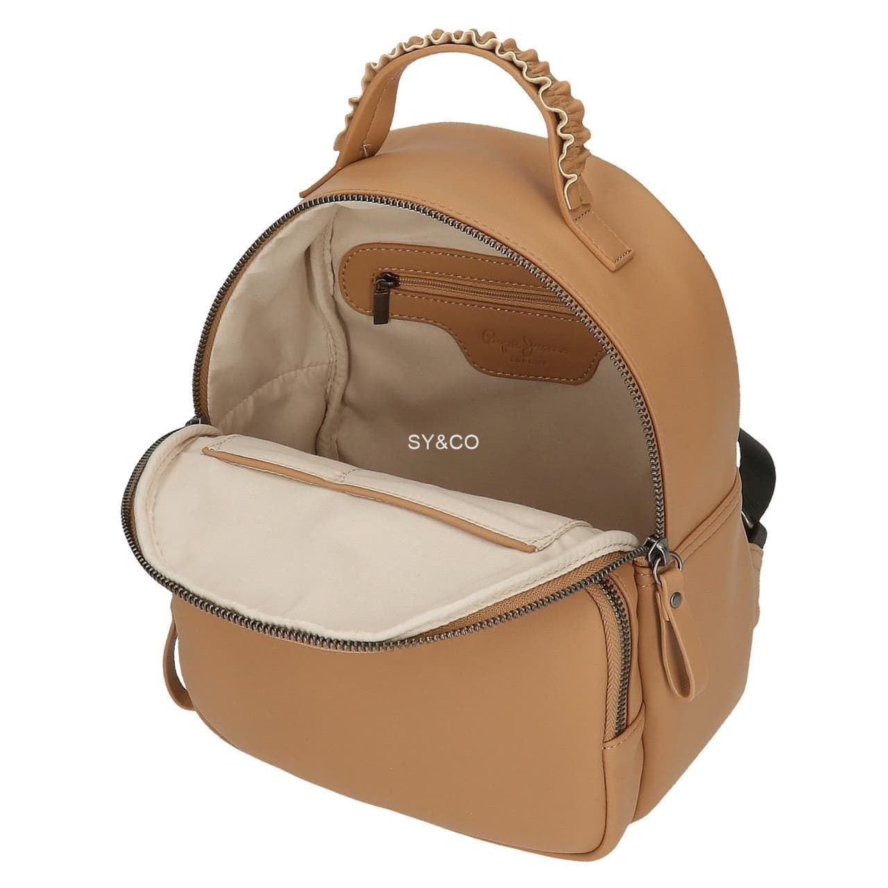 Mochila Pepe Jeans Aina camel - Imagen 4