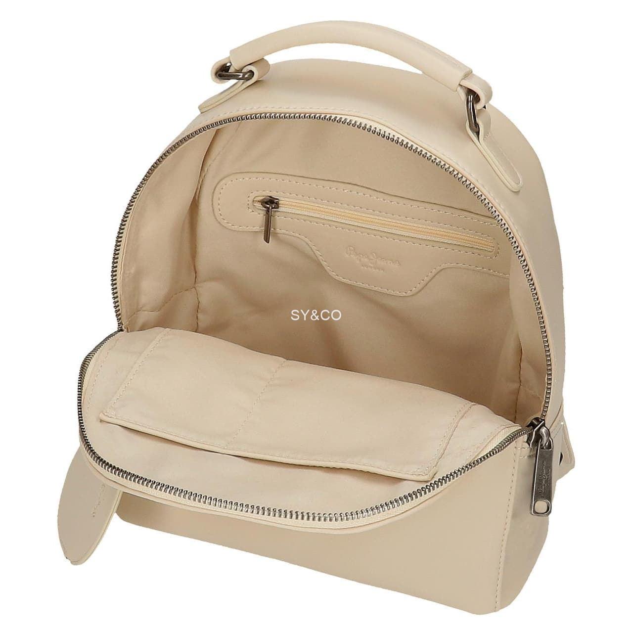 Mochila Pepe Jeans Salma beige - Imagen 4