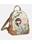 Mochila triple compartimento Anekke verde y beige Amazonia - Imagen 1