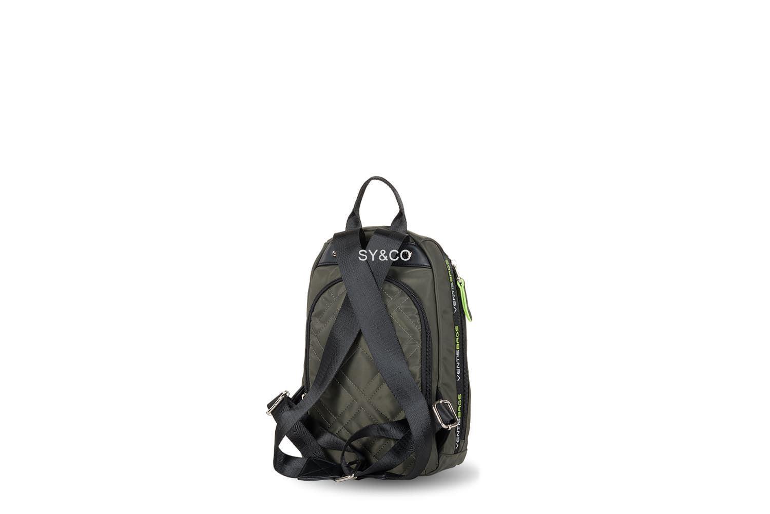 Mochila Ventis nylon antirrobo verde - Imagen 2