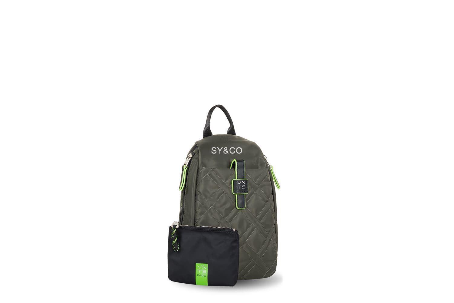 Mochila Ventis nylon antirrobo verde - Imagen 3