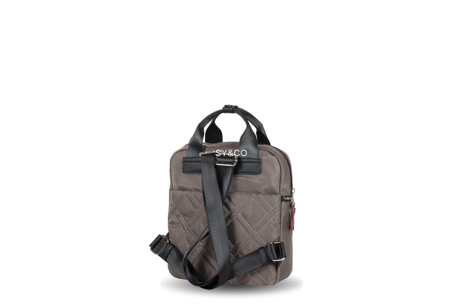 Mochila Ventis nylon taupe - Imagen 2