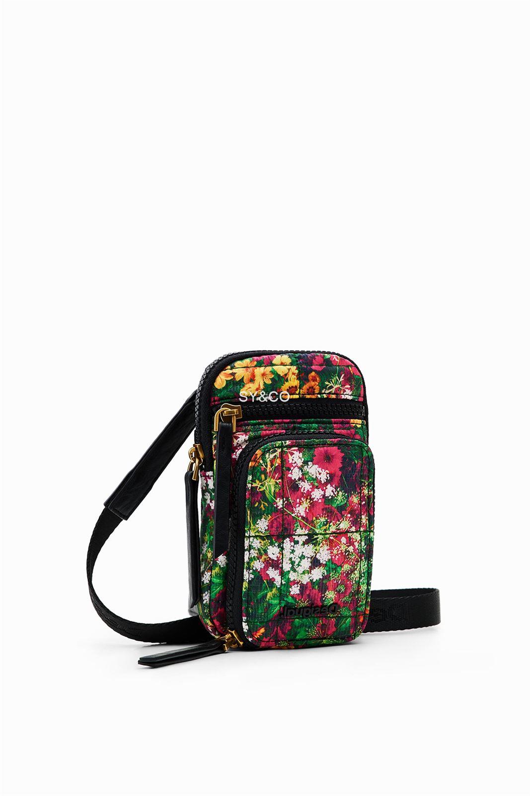 Portamovil nylon Desigual flores Ivy 22WAYA02 - Imagen 1