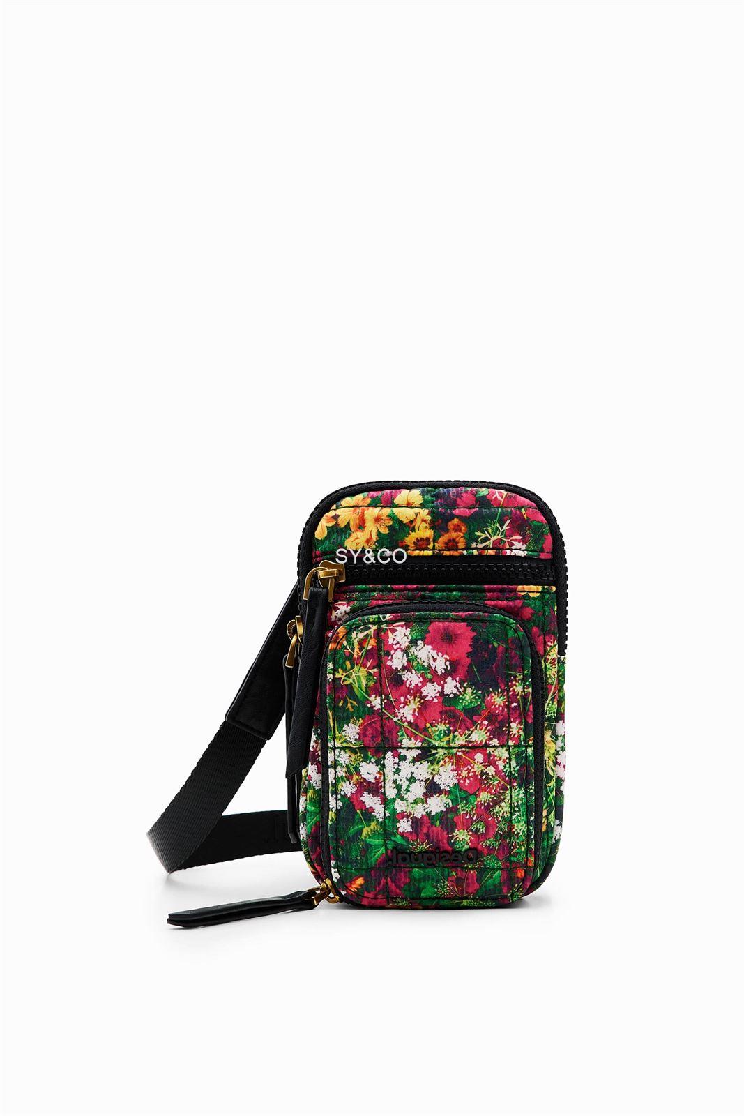 Portamovil nylon Desigual flores Ivy 22WAYA02 - Imagen 3